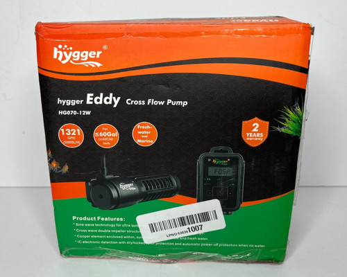 Hygger eddy cross flow pompa - cross,